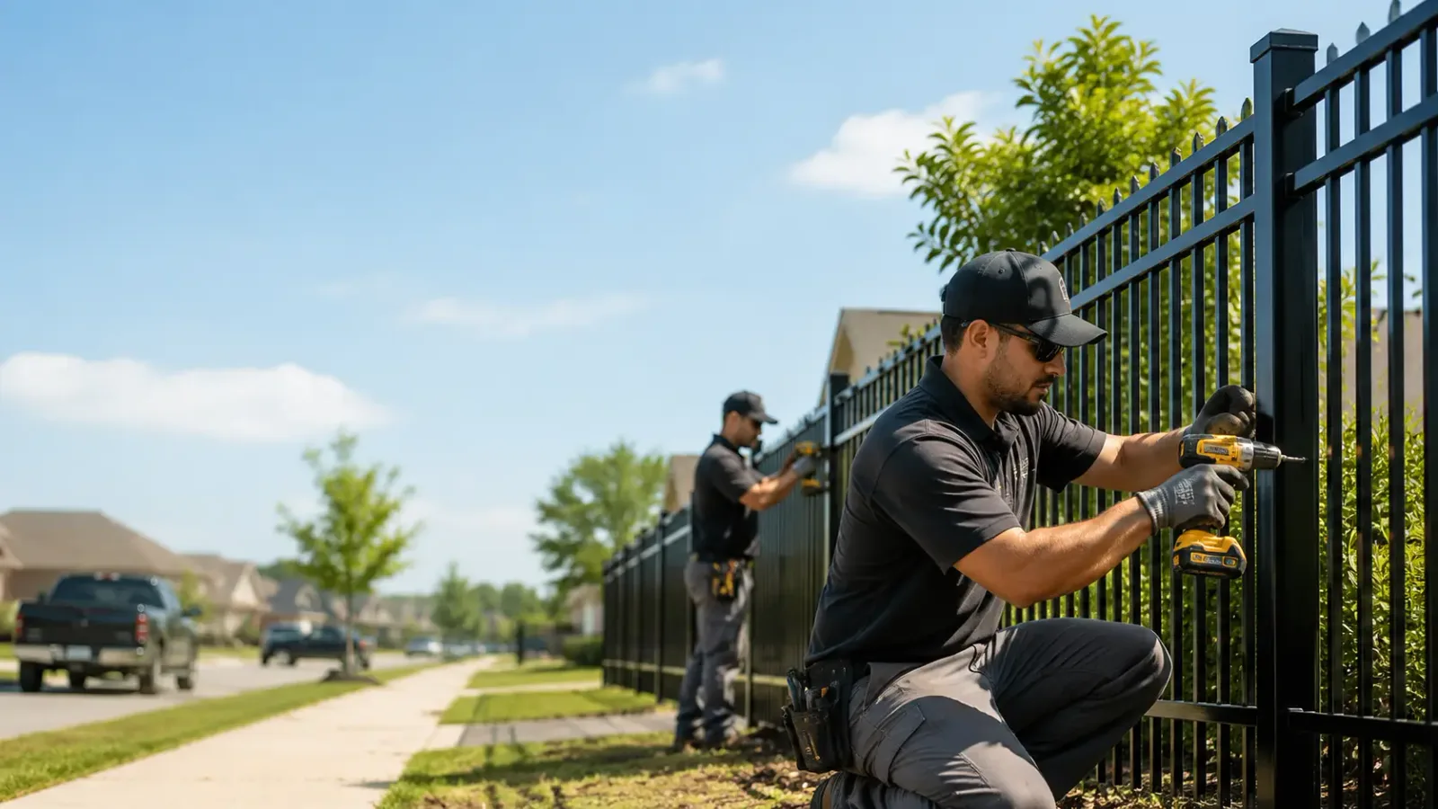 Metal Fence Installation in Flatwoods, LA